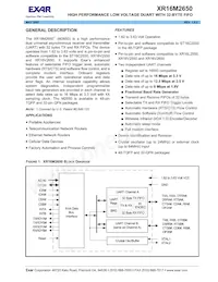 XR16M2650IM48TR-F Datasheet Cover