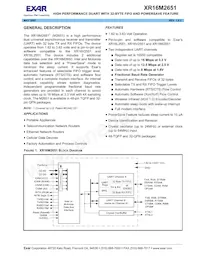 XR16M2651IM48TR-F Datasheet Cover