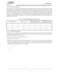 XR16V2551IMTR-F數據表 頁面 17