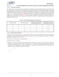 XR16V2551IMTR-F Datasheet Page 17