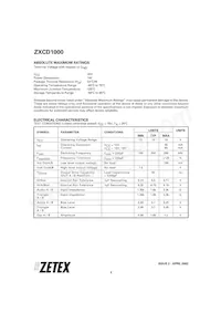ZXCD1000EQ16TC Datasheet Page 2