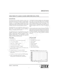 ZXCD1010EQ16TA Datasheet Cover