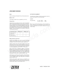 ZXCW6100S28數據表 頁面 14