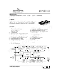 ZXCW8100S28TC Datenblatt Cover