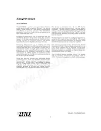 ZXCW8100S28TC Datasheet Page 2