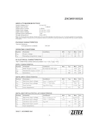 ZXCW8100S28TC Datasheet Page 3