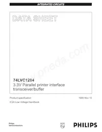 74LVC1284D Datenblatt Cover