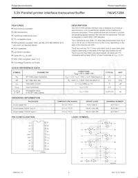 74LVC1284D Datasheet Page 2