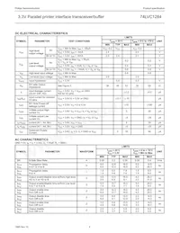 74LVC1284D Datasheet Page 4
