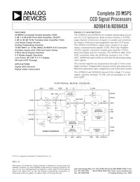 AD9841AJSTZRL Datasheet Cover