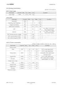 AK8859VQ Datasheet Page 11