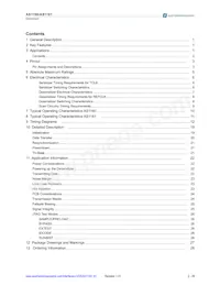 AS1161-BCCT Datasheet Page 2