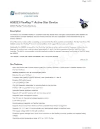 AS8223-ASSP-500 Datenblatt Cover