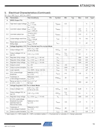 ATA6621N-PGQW Datasheet Page 19