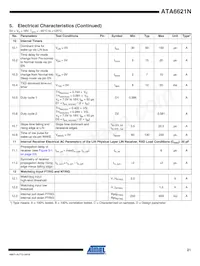 ATA6621N-PGQW Datasheet Page 21