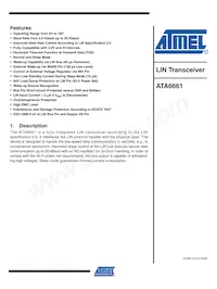 ATA6661-TAQJ 19 Datasheet Cover