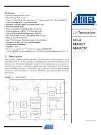 ATA6662-TAQY 19 Datasheet Cover