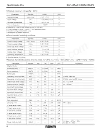 BU1425AKV Datasheet Page 4