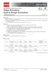 BU6520KV-E2 Datasheet Cover