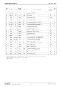 BU6520KV-E2 Datasheet Page 5