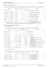 BU6520KV-E2 Datasheet Page 8