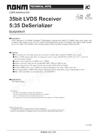 BU8255KVT-E2 Datasheet Cover