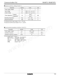BU8872FS-E2 Datasheet Page 2