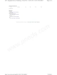 CA91L750-100ILV Datasheet Page 2