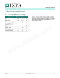 CPC5621A Datasheet Page 3