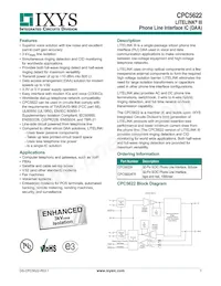 CPC5622A Datasheet Cover