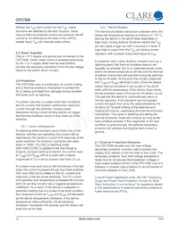 CPC7508BTR Datasheet Page 12