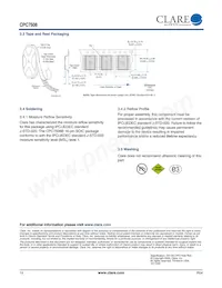 CPC7508BTR Datasheet Pagina 14