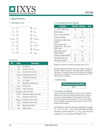 CPC7592BCTR Datasheet Page 3