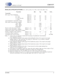 CS61577-IL1Z數據表 頁面 3