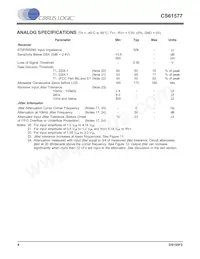 CS61577-IL1Z Datasheet Page 4