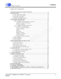 CS8952-IQZR數據表 頁面 2