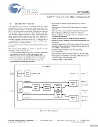 CY7C68000-56LFXCT Datenblatt Cover