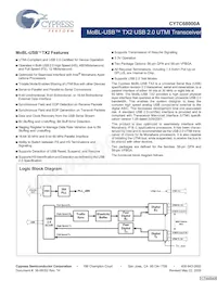 CY7C68000A-56LTXCT Datenblatt Cover