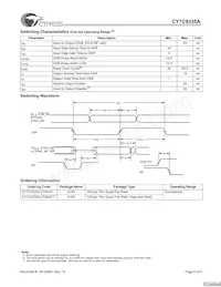 CY7C9335A-270AXCT Datasheet Page 6