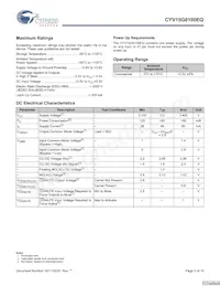 CYV15G0100EQ-SXC Datasheet Page 5