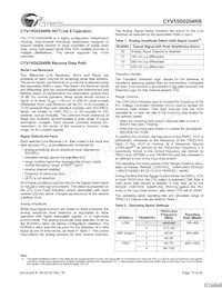 CYV15G0204RB-BGC Datasheet Pagina 10