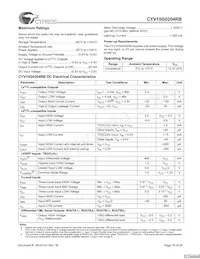 CYV15G0204RB-BGC Datasheet Page 16