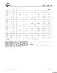 CYV15G0403TB-BGC Datasheet Pagina 12