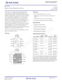 EL1510CSZ-T7 Datasheet Cover