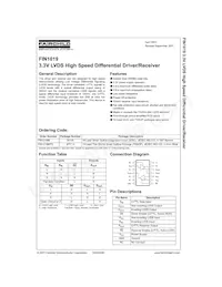 FIN1019MTC Datasheet Cover