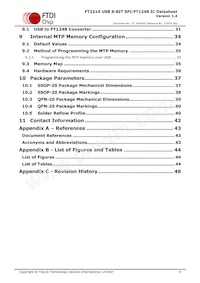 FT221XQ-T數據表 頁面 6