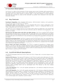 FT221XQ-T Datasheet Page 12