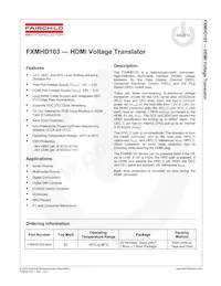 FXMHD103UMX Datasheet Page 2