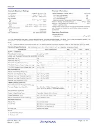 HIN232ACBZ-T Datasheet Page 3