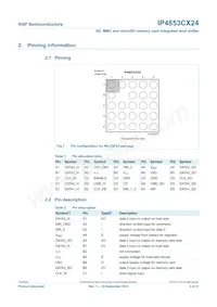 IP4853CX24/LF Datasheet Pagina 2